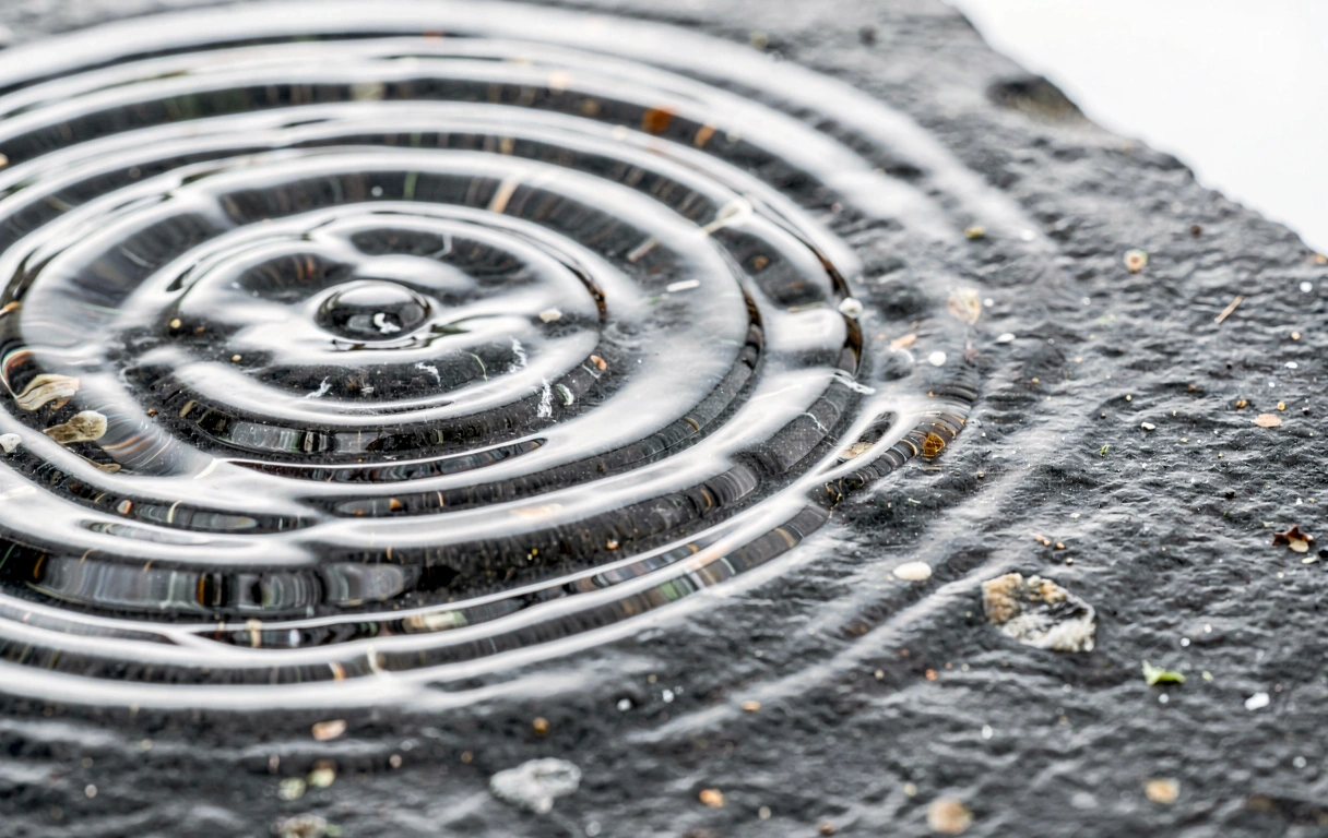 Texturas naturales de agua y piedra